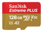 Western Digital Extreme Plus microSDXC 128GB + SD adapteris 200MB/s 90MB/s A2 C10 V3 (SDSQXBD-128G-GN6MA)