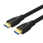 HDMI laidas Unitek C11043BK 10 m, HDMI A tipo ki&scaron;tukas&ndash;ki&scaron;tukas, HDMI 2.0, 18 Gbit/s, auksuoti kontaktai, juodas