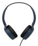 JVC HA-S33UC-AU USB-C uždedamos laidinės ausinės su mikrofonu ir pulteliu, 1,2 m laidas, mėlynos spalvos