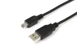 Microconnect USBAMB55 USB 2.0 laidas 5 m USB A &ndash; Mini-USB B juodas