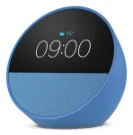 I&scaron;manusis garsiakalbis su ekranu Amazon Echo Spot, 2,83 colio (7,19 cm) 320&times;240, MediaTek, Wi‑Fi a/b/g/n/ac, 2,1 W, mėlyna