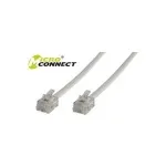 Microconnect MPK110 telefono kabelis 10 m Baltas