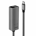 Lindy 43314 USB 3.1 Type C į 2,5G Ethernet keitiklis, 10M/100M/1G/2,5G, sidabrinis
