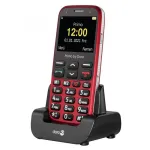 Doro Primo 368 mobilusis telefonas, 2,3 colio, 3 MP, 1000 mAh, raudonas