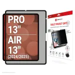 Displex TABLET PRIVACY SAFE nuimamas dvipusis privatumo filtras, skirtas iPad Pro 13 colių / Air 13 colių (2024/2025)