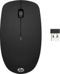HP X200 belaidė pelė 6VY95AA, optinė, 2,4 GHz, USB imtuvas, juodos spalvos
