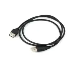USB kabelis Star Micronics USB 2.0 1m juodas Vyri&scaron;kas/Vyri&scaron;kas