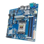 Gigabyte MC13-LE1 serverio motininė plok&scaron;tė, AMD B650E, Socket AM5 (AMD EPYC 4004/Ryzen 7000/9000), micro-ATX, 4x DIMM, 4x SATA, 1x M.2, 2x 10GbE, IPMI