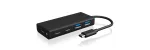 ICY BOX IB-HUB1426-CPD USB 3.2 Gen 1 (3.1 Gen 1) Type-C 5000 Mbit/s Juodas