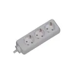 Prailginimo laidas Bachmann SELLY 1,5 m 3 AC lizdai Baltas