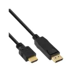 InLine B-17183 DisplayPort į HDMI konverterio kabelių rinkinys, 20 vnt., juodas, 3 m