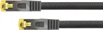 Tinklo kabelis Python 8070PY-075S RJ-45 Cat7 7,5 m Juodas