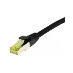 Pataisos laidas RJ45, CAT6A 500MHz, 2m, juodas, S-STP(S/FTP), TPE/LSZH(Ultraflex), AWG26, su Cat.7 žaliava, Synergy 21 (S217619)