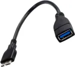 ALLNET USB_3.0_OTG_MICRO_ADAPTER 0,15 m USB A Micro-USB B Ki&scaron;eliniai Juodi USB Laidas (USB_3.0_OTG_micro_adapter)