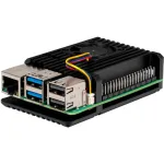 Joy-IT Armor Case BLOCK ACTIVE SBC korpusas, tinkamas Raspberry Pi (RB-AlucaseP5-07FAN)