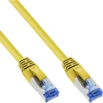 InLine B-76803Y Cat6A S/FTP (PiMF) komutacinis kabelis be halogenų, 3 m, geltonas, 25 vnt. pakuotė