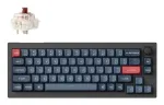 Mechaninė klaviatūra Keychron V2 MAX su Gateron Jupiter Brown jungikliais, juoda, US i&scaron;dėstymas