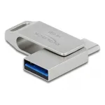 USB atmintukas DeLOCK 16GB USB-C / USB-A metalinis korpusas