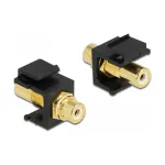 Keystone modulis DeLOCK 86746 plok&scaron;čias juodas RCA jungtis