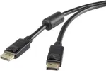 Renkforce DisplayPort jungiamasis laidas [1x DisplayPort ki&scaron;tukas - 1x DisplayPort ki&scaron;tukas] 1 m juodas (RF-3433992)