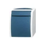 Busch-Jaeger tarpinis jungiklis Ocean pavir&scaron;inis montavimas mėlynai žalias 2601/7 W-53 (2601/7 W-53)