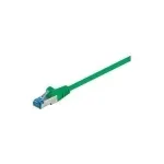 Wentronic Goobay CAT 6a Patch Laidas, S/FTP (PiMF), Žalias, 3 m - LSZH Halogen-Free, Varis (93783)