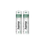Hama 00223523 Įkraunama baterija AAA NiMH 1,2 V 1000 mAh 2 vnt.