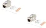 ShiverPeaks Keystone Jack Cat 8.1 Metal BS08-45003-2, ekranuotas RJ45 lizdas greitajam Ethernet