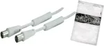 Koaksialinis kabelis ShiverPeaks BS80208-128-15 15 m IEC baltas