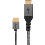 Plus Slim High-Speed-HDMI-Kabel mit Ethernet, 8K @ 60Hz grau, 2 Meter