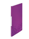 Leitz Display Book WOW 20 ki&scaron;enių, metalinis purpurinis, PVC, A4