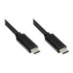 Good Connections GC-M0115 USB 3.2 Gen 1 laidas, USB-C &ndash; USB-C, 2 m, 5 Gbit/s, juodas