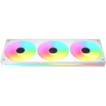 COUGAR Unity360-FB 360 mm vieno rėmo ARGB PWM atvirk&scaron;tinis ventiliatorių rinkinys, 120 mm x3, 700&ndash;1600 RPM, FDB, baltas