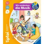 &bdquo;tiptoi Kodėl? Kaip? Kam? Mes atrandame muziką&ldquo; mokomoji knyga