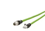 METZ CONNECT 142M2X15010 tinklo kabelis, žalias