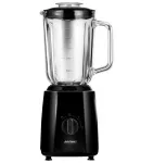 MPM MBL-37 Blender, 500 W, 1.5 L stiklinis indas, nerūdijančio plieno peilis, 2 greičiai, impulsinė funkcija, ledo smulkinimas, juoda