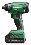 Hikoki WH18DAWCZ elektrinis atsuktuvas / smūginis suktuvas 2700 RPM juoda, žalia