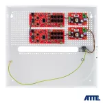 ATTE IP-16-20-H PoE komutatoriaus komplektas 16 IP kamerų, 16x PoE 10/100 Mbps + 2x Gigabit Uplink, 802.3af/at, ABOX korpusas