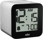 Braun BC 25 WP White Quartz Alarm Clock with Voice Output (67710)
