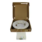 SYNERGY21 FTTH Compact Box Pre-Assembled, 2xSC/APC -> Open End, 20m, 9/125&micro;m, G.657.A2, 2-Fiber, OD 2,2mm