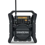 Sangean U-5 DBT (Utility 50) Black - ne&scaron;iojamas DAB+/FM radijo imtuvas su Bluetooth, IP64, 7W RMS