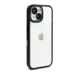 iLike Apple iPhone 15 Pro Max Stars Lens Acrylic Cover Black