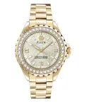Philipp Plein Moteri&scaron;kas Laikrodis PWPOA0624 The G.O.A.T. Quartz Analoginis 38 mm Rožinio Aukso Spalvos