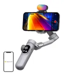 AOCHUAN X Pro gimbal su RGB ap&scaron;vietimu (pilka)