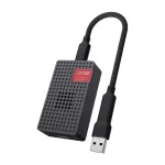 Lexar RW540 microSD Express atminties kortelių skaitytuvas USB 3.2 Gen 2 Type-C tamsiai pilkas