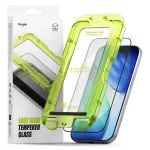 Ringke Easy Slide 2-Pack Grūdinto stiklo ekrano apsauga, skirta iPhone 17 Pro &ndash; juoda