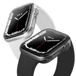 UNIQ Glase Apple Watch Series 7/8/9 41mm Dual Pack Clear & Smoke Protective Case