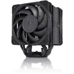 Oro au&scaron;intuvas Noctua NH-U12A CHROMAX.BLACK &ndash; 120 mm dvigubas ventiliatorius, 158 mm auk&scaron;tis, suderinamas su LGA 1200, 2000 RPM maks.