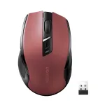 UGREEN MU006 belaidė optinė pelė 2.4GHz / Bluetooth 5.0 4000 DPI - Raudona
