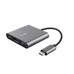 Trust Dalyx USB 3.2 Gen 1 (3.1 Gen 1) Type-C aliumininis, juodas
